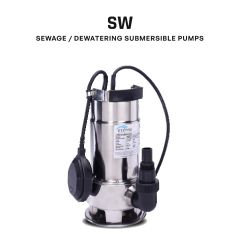 Dewatering Pump (Sewage), 1000SW, 1.25 HP, Single Phase, 220 V